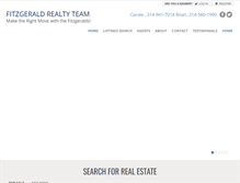 Tablet Screenshot of fitzgeraldrealtyteam.com